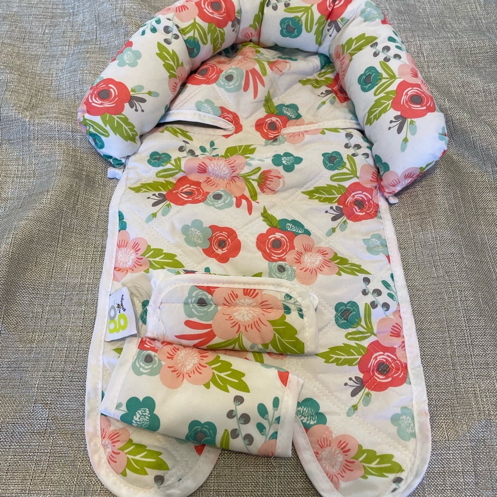 Floral Baby Car Seat Insert
